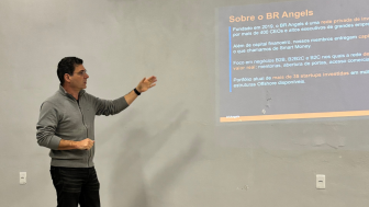 Marco Rotta, investidor BR Angels, no evento &ldquo;Como Startups acessam capital"